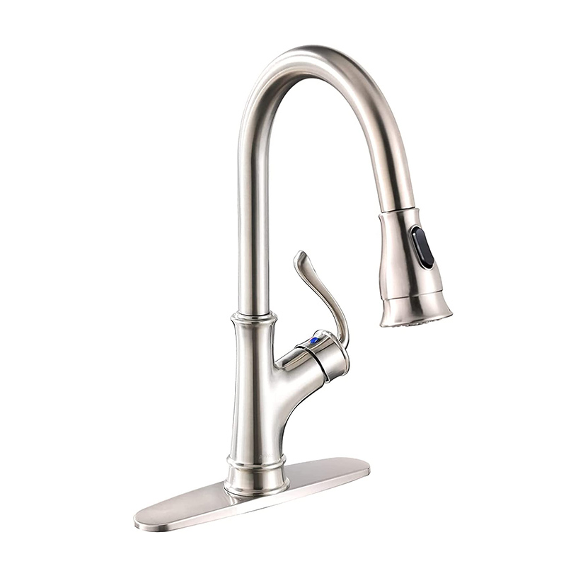 Changing Leaking Unlacquered Brass Kitchen Faucet at Base