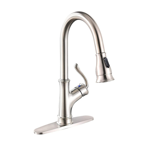 Ang pagbabago ng pagtagas ng unlacquered tanso na faucet sa kusina sa base