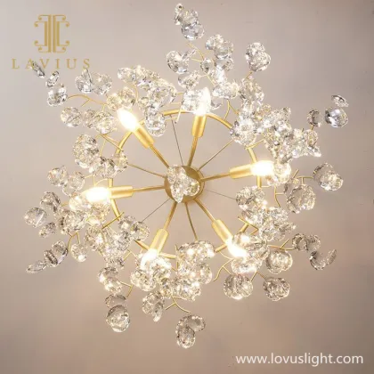 White simple villa chandelier custom villa chandelier