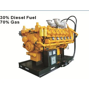 30% Diesel Fuel& 70% Natural Gas Bio Fuel Generator