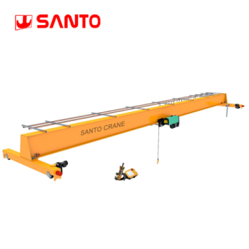 Manufacturer Price: 3 Ton to 32 Ton LD Workshop Single Girder Overhead Crane with Limit Switch and Electric Wire Rope Hoist