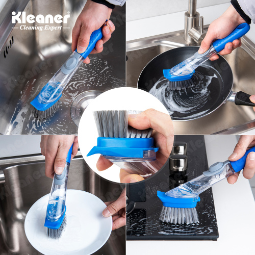 Escova de prato dispensadora de sabão Kleaner KD2101