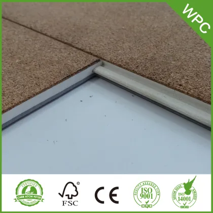 waterproof WPC floor with cork