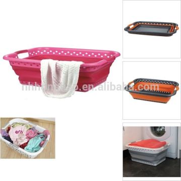 Foldable laundry basket