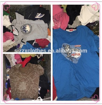 Used clothes men round neck T-shirt used men wear clothing