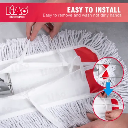 Absorbent Cotton Mop Head Floor Cleaning