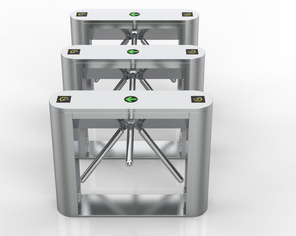 Pedestrian 3 Arm Drop Turnstile Gate