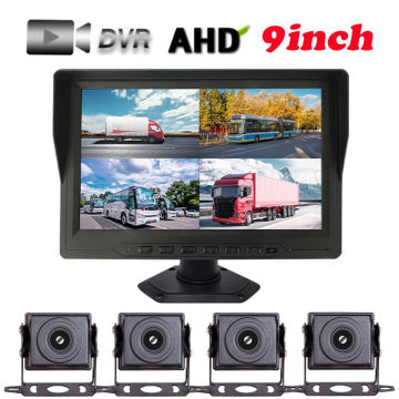 1080p 9 inci paparan belakang trak ahd sistem kamera