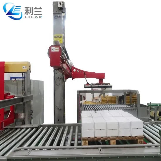 Lilan Single Column Palletizer Machine for Carton Box Packaging Line