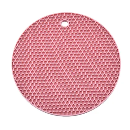 Contemporary Square Silicone Placemat - Anti-Scalding Insulation Bowl Mat