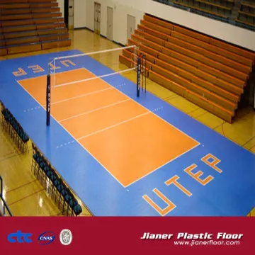 PP interlocking flooring for volleyball sport court