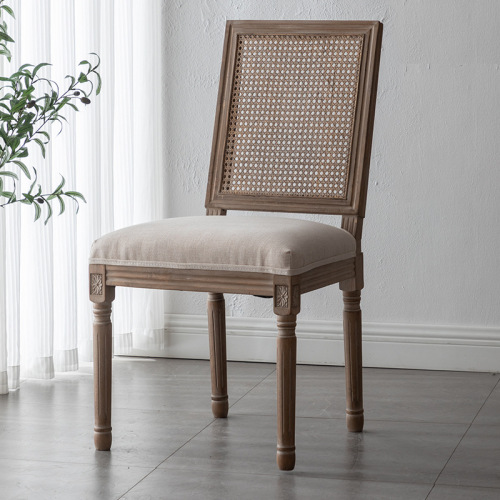 Louis chair for home furniture wedding events Vintage Leather Louis Dining Chair Factory