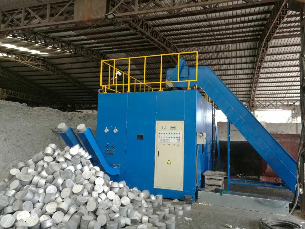 Aluminium Powder Horizontal Hidraulik Briquette Press Machine