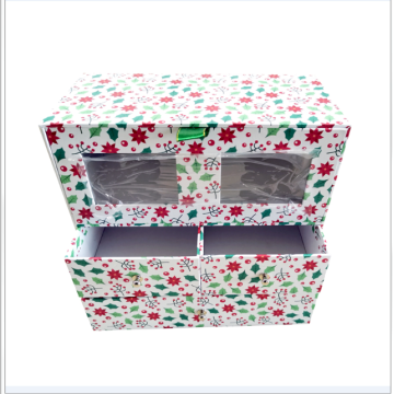 colorful ribbon paper drawer box gift packaging