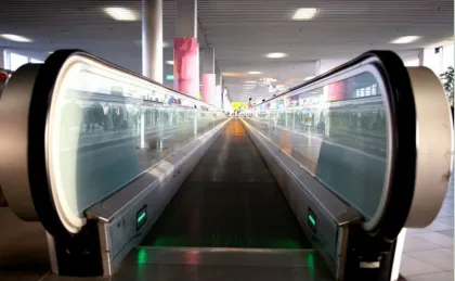 Moving walk elevator