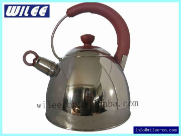 Brown Stainless Steel Whistle Kettle