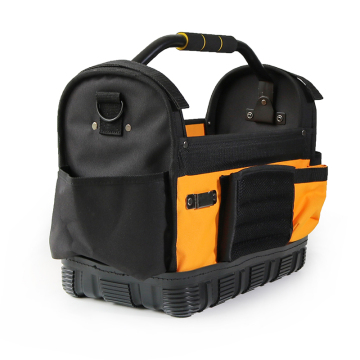 Heavy-duty Plastic-bottomed Open Hand Tool Bag