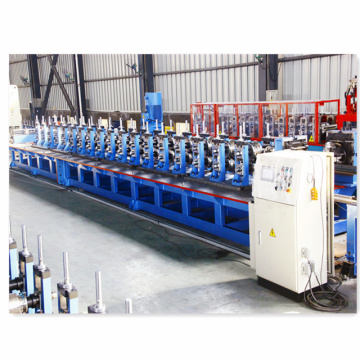 Warehouse rack and shelf cold roll forming machine
