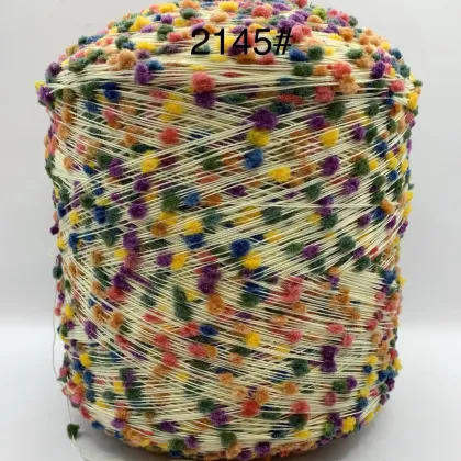 Fashion Colored Candy Yarn: Hand Mix Matching Pom Pom Yarn