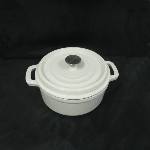 Colorful Enameled Round Cast Iron Casserole
