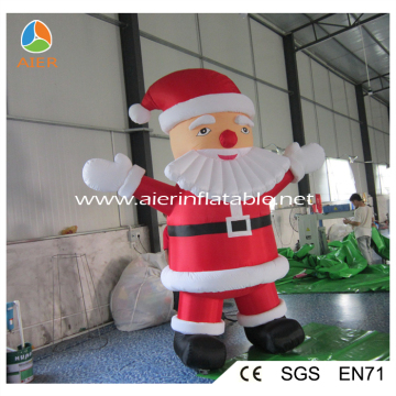 kind face and tall santa claus inflatable, giant inflatable santa claus