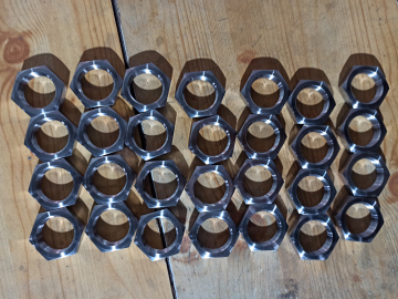 Alloy Titanium Fastener Nut M34 Grade 5