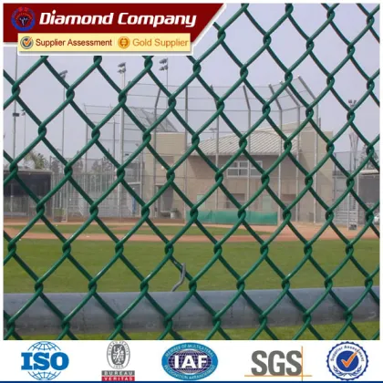 hot dipped galvanized baseball fields Diamond hole chain link fence