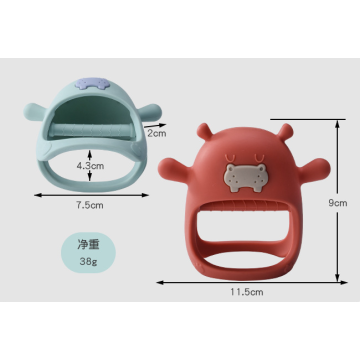 Jouet de dentition de bébé en silicone pour 5 mois + nourrissons