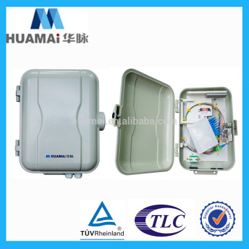 HM-1998-09 FTTH Distribution Box, IP65 Fiber Optic Distribution Box, ABS Outdoor Fiber Optic Distribution Box