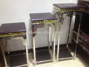 Stainless steel flower stand, Functional wedding flower stands NK108