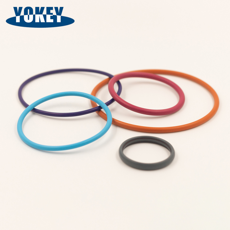 Industrial Machine Sealing Parts NBR EPDM FKM HNBR PTFE Rubber O Ring PTFE Coating O-Ring