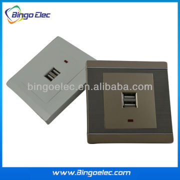 dual usb socket 1A 110v 250v