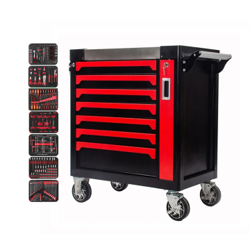 High-Quality Metal Tool Cart with 7 Drawers: The Ultimate Garage Tool Cabinet