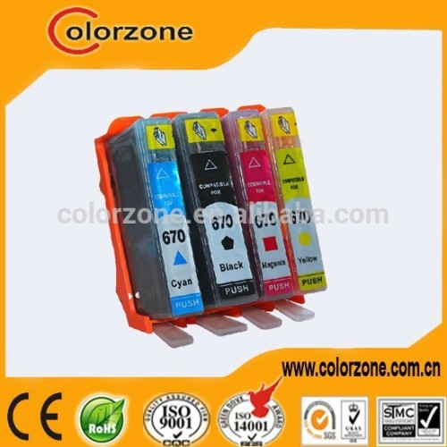 Compatible Inkjet Cartridge For HP 670