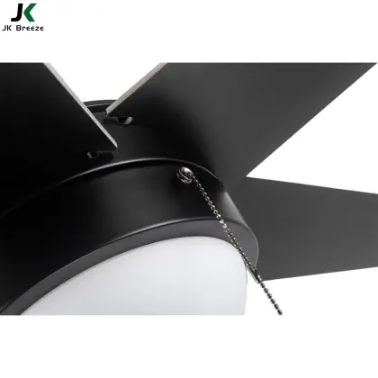 JK CF007BK 52-inch 5-Plywood Blade Modern Motor Ceiling Fan with LED Light: Big Size Ceiling Fan