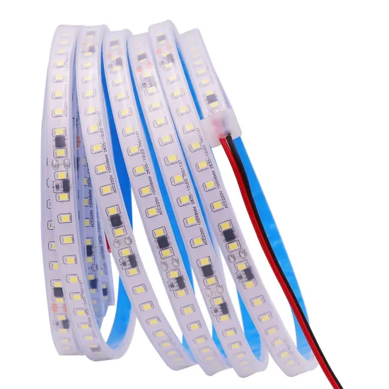 220V Waterproof LED Strip Light - 120 LEDs per Meter with IC Chip and SMD 2835 LEDs