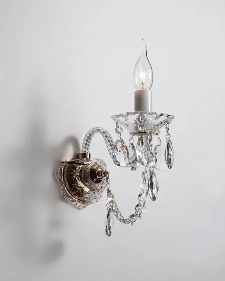 European Style Modern Minimalist Crystal Wall Lamps