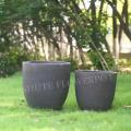 Discount Custom Mini Grey Clay Flower Pots