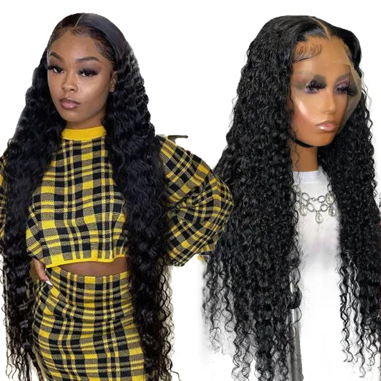 Swiss Lace Frontal Straight Wig Vendor Natural Color Raw Unprocessed Brazilian 100% Cuticle Aligned Human Hair Lace front Wig