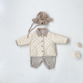 Veste bébé Vintage en coton à double coupe-vent double coton