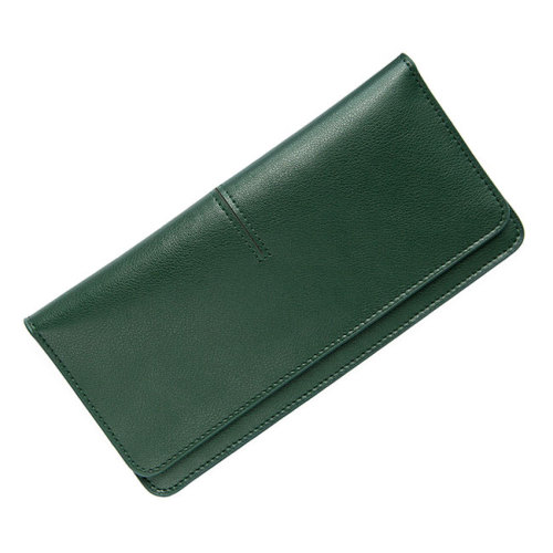 Mode läder dam minimalistiska plånbok hållare väska