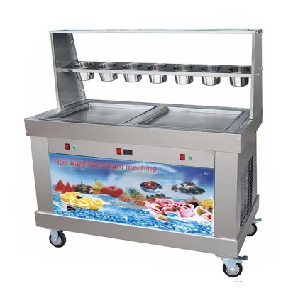 Commercial Fruit Fried Roll Ice Cream Machine: Equipment for High-Quality Frozen Desserts
