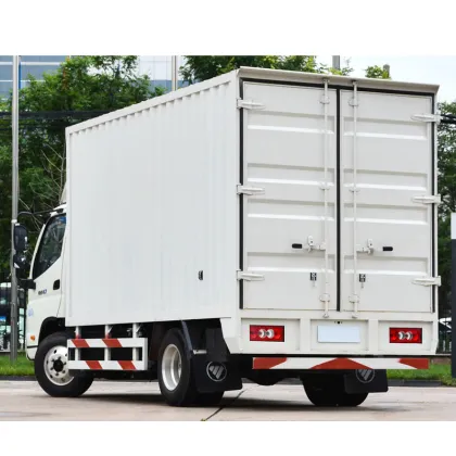 Cheaper Price 5Tons Foton Cargo Van Lorry Truck, Foton Box Truck, Foton Close Cargo Body Truck For Sales