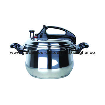 Stainless steel pressure cooker, measures 9.0L