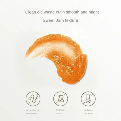 Natural Fruit and Vegetable Extract Exfoliating Cleansing Jelly Mask