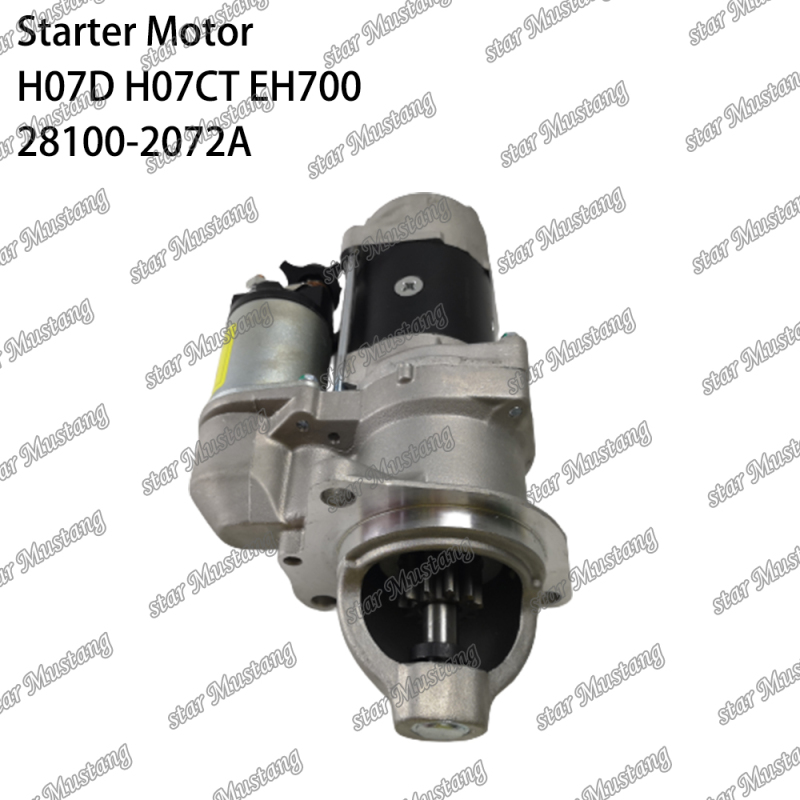 24V 11T 5.5KW Starter Motor H07D H07CT EH700 EX220-5 for Hino Engine Parts