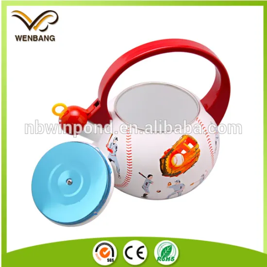 Custom printed mini travel tea kettle