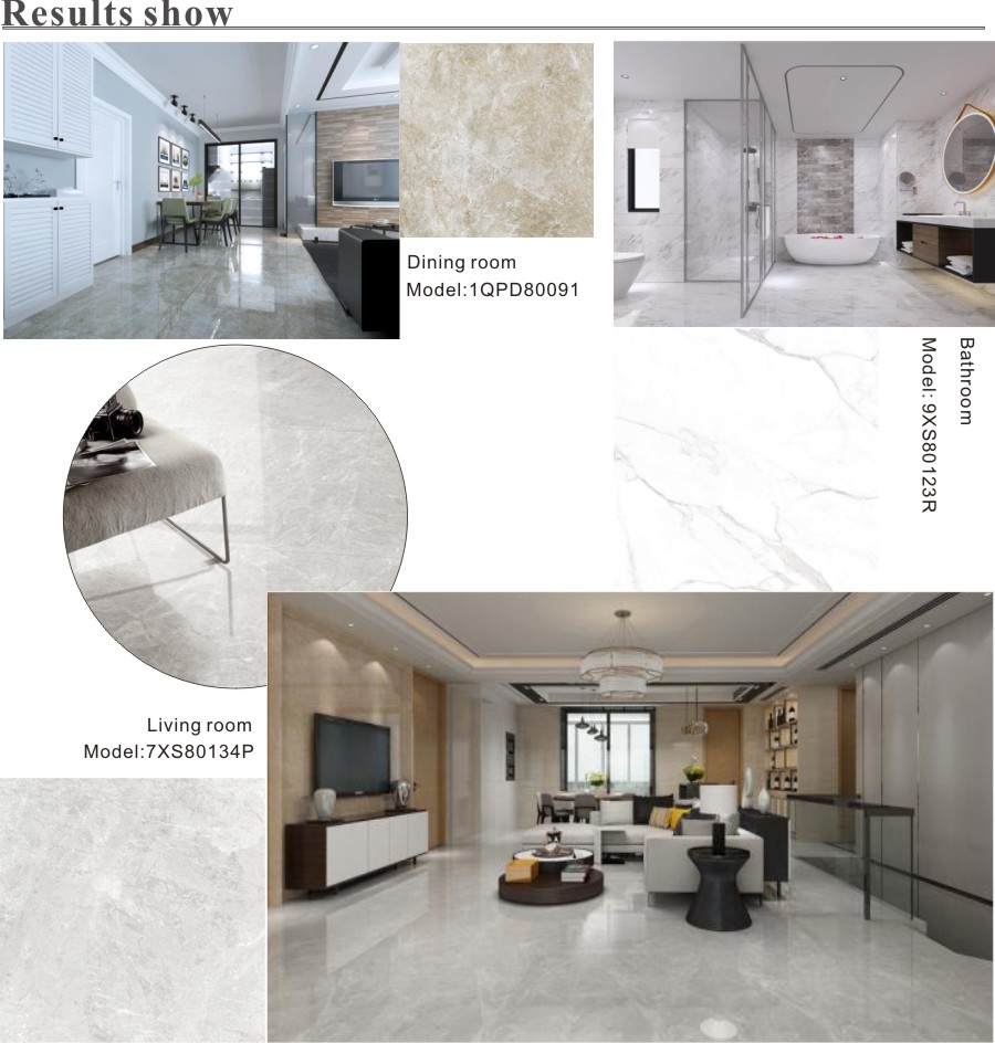 polished marble effect tiles