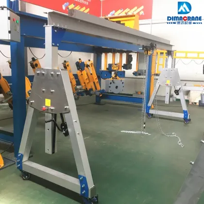 Customized 1 Ton Aluminium Alloy Portable Gantry Cranes for Industries