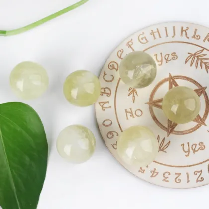 Citrine Quartz Crystal Spheres